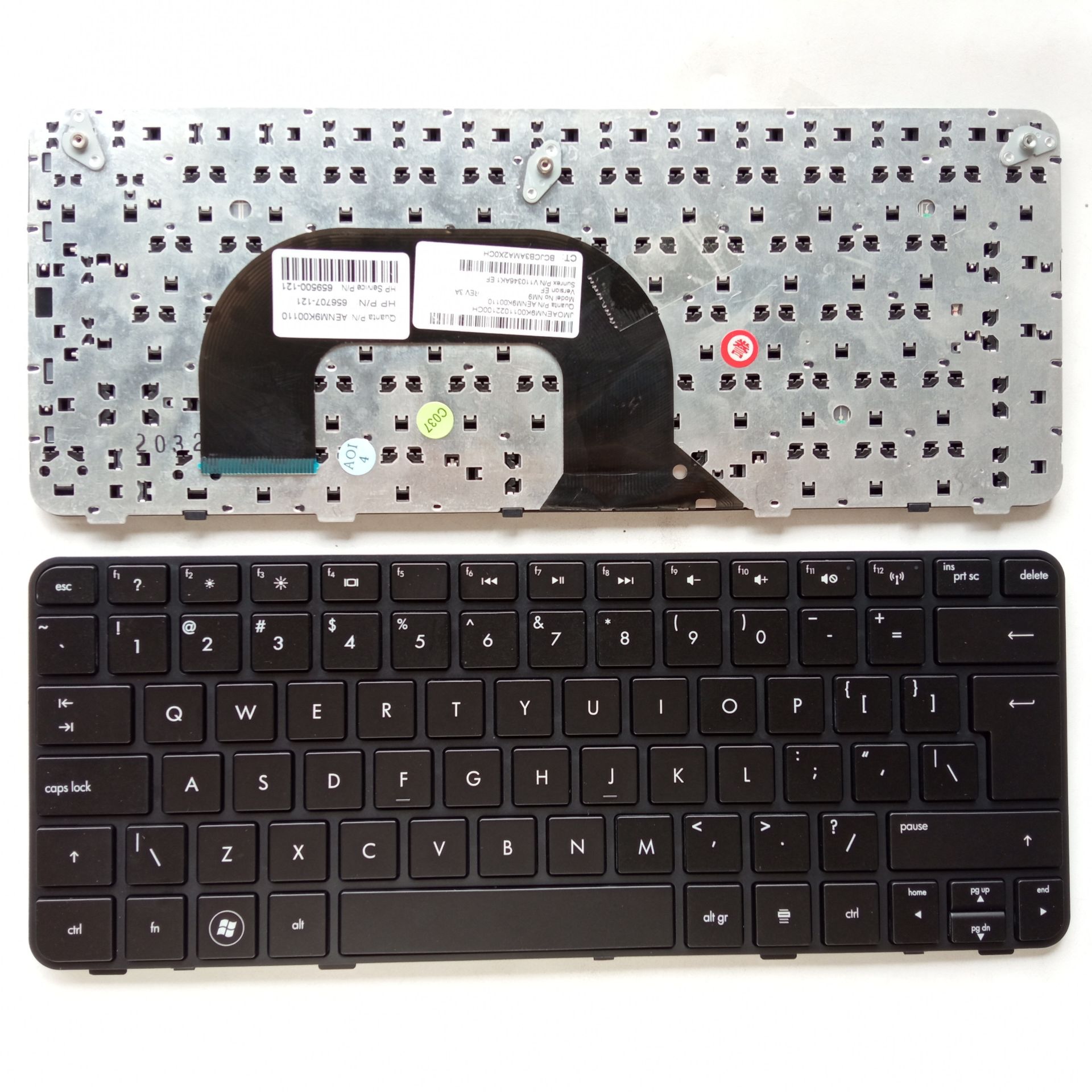 Picture of New Replacement Laptop Keyboard For HP DM1-4000/NM9/DM1-4100 BLACK FRAME BLACK (OEM) UI Layout